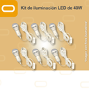 Kit 40W DC 6 bombillas