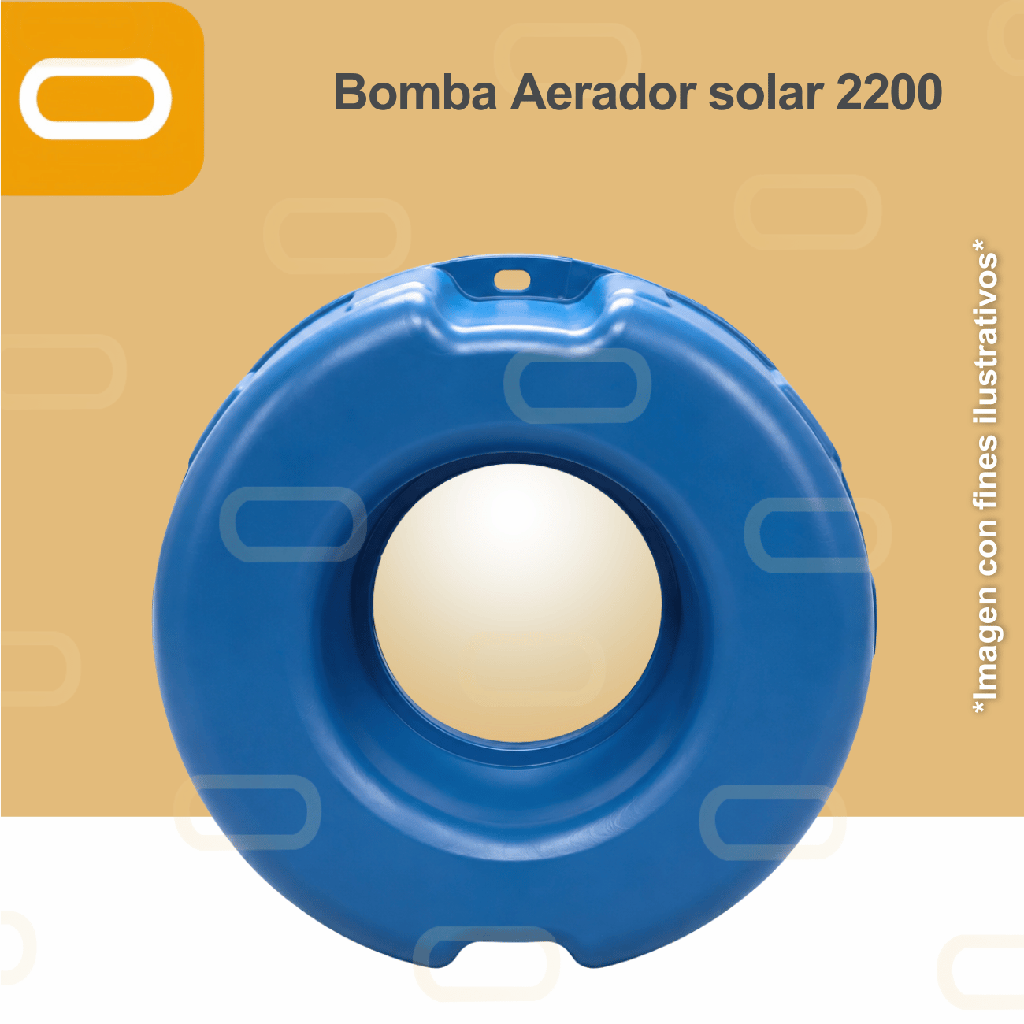 Aireador Solar para Piscicultura Estático 280V-2200W