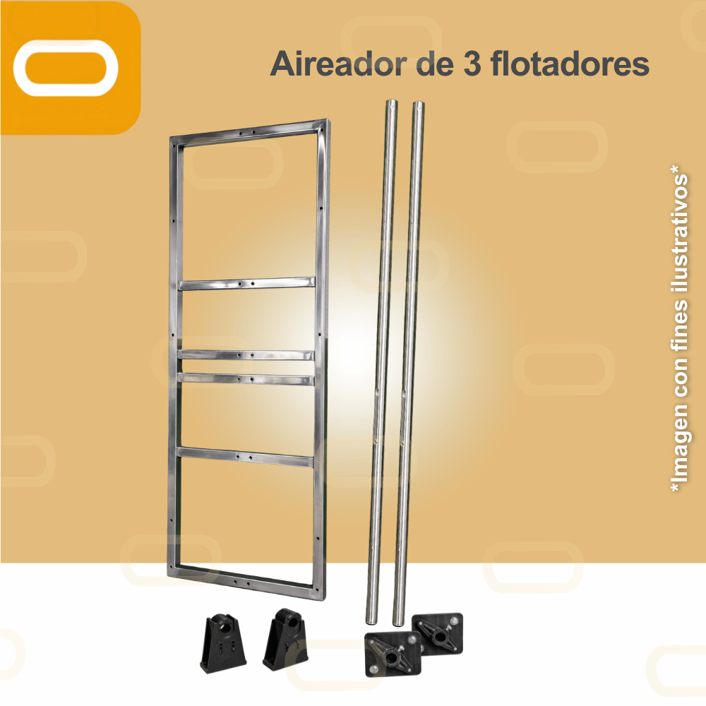 Sistema Aireador Solar para Piscicultura de 4 Paletas