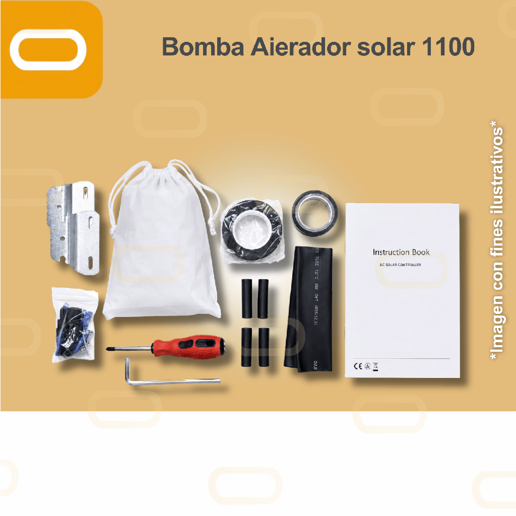 Aireador Solar para Piscicultura Jet 110V-1100W