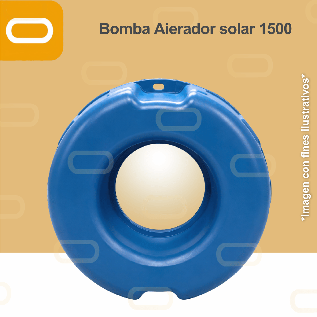 Aireador Solar para Piscicultura Jet 180V-1500W
