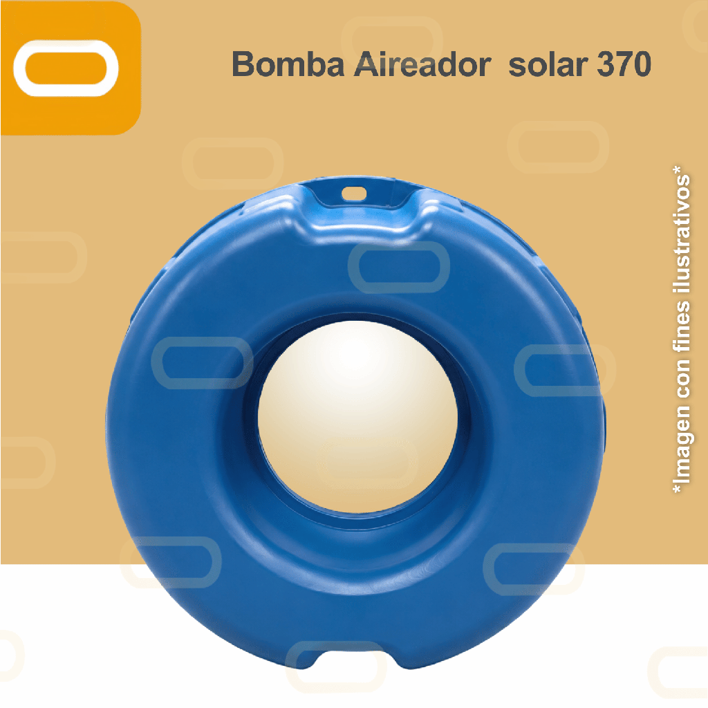 Aireador Solar para Piscicultura Jet 24V-370W