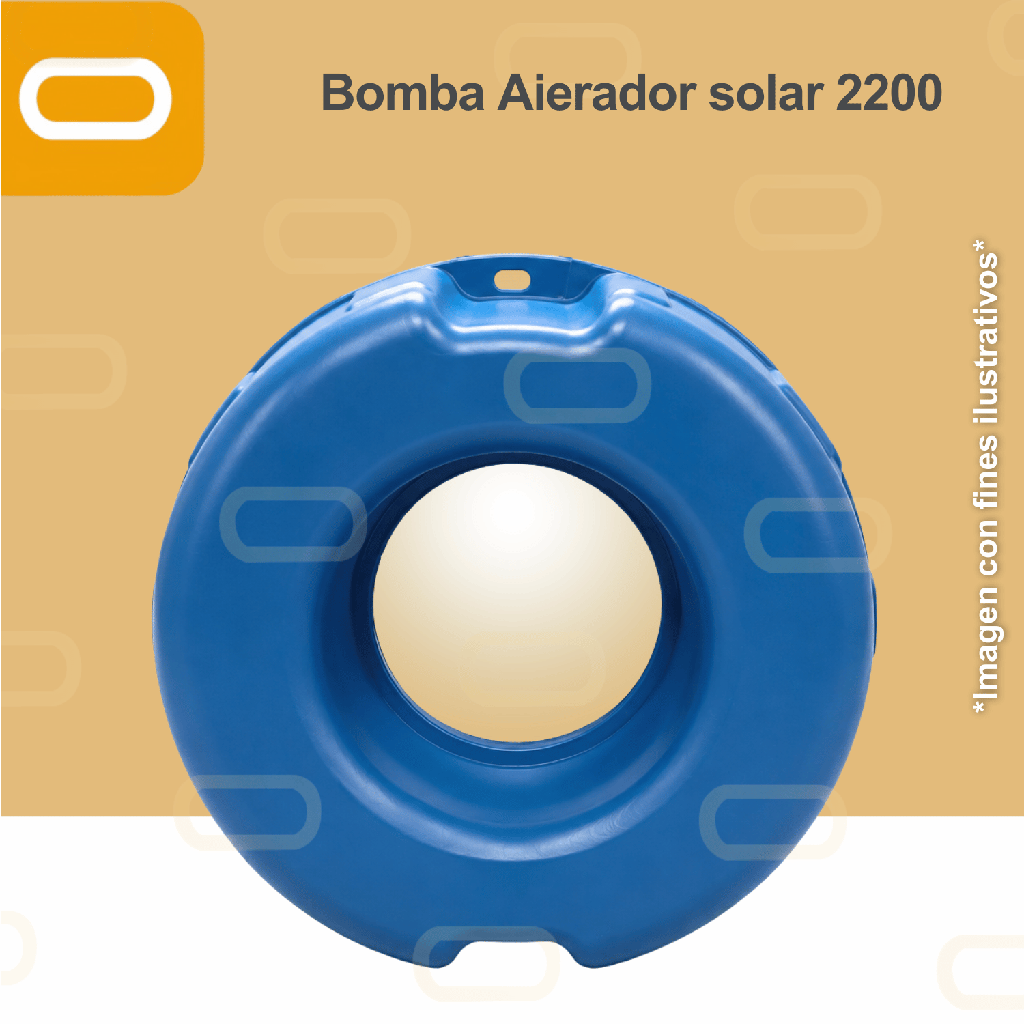 Aireador Solar para Piscicultura Jet 280V-2200W