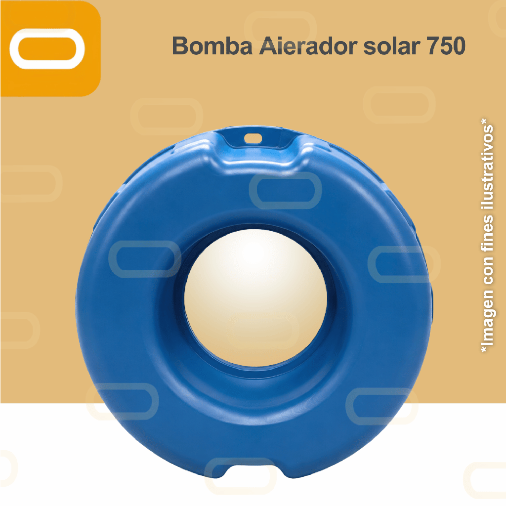 Aireador Solar para Piscicultura Jet 72V-750W