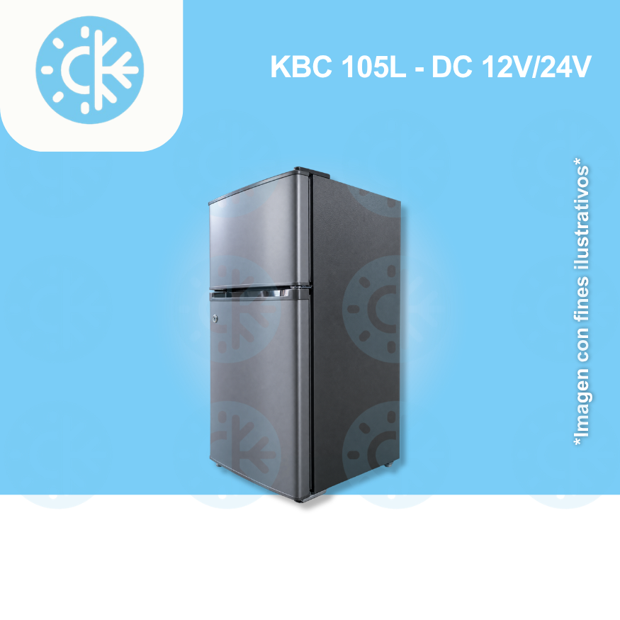 Refrigerador 12/24V - 105 Litros