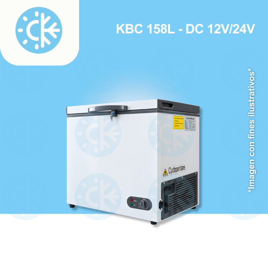 Congelador 12/24V - 158 Litros