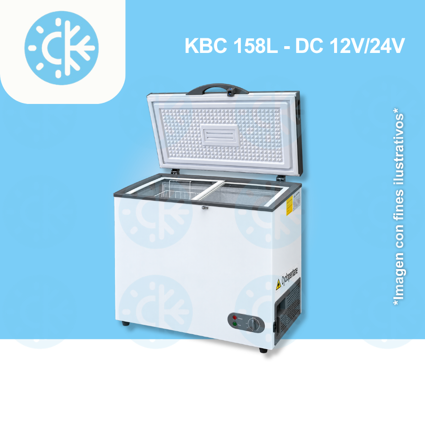 Congelador 12/24V - 158 Litros