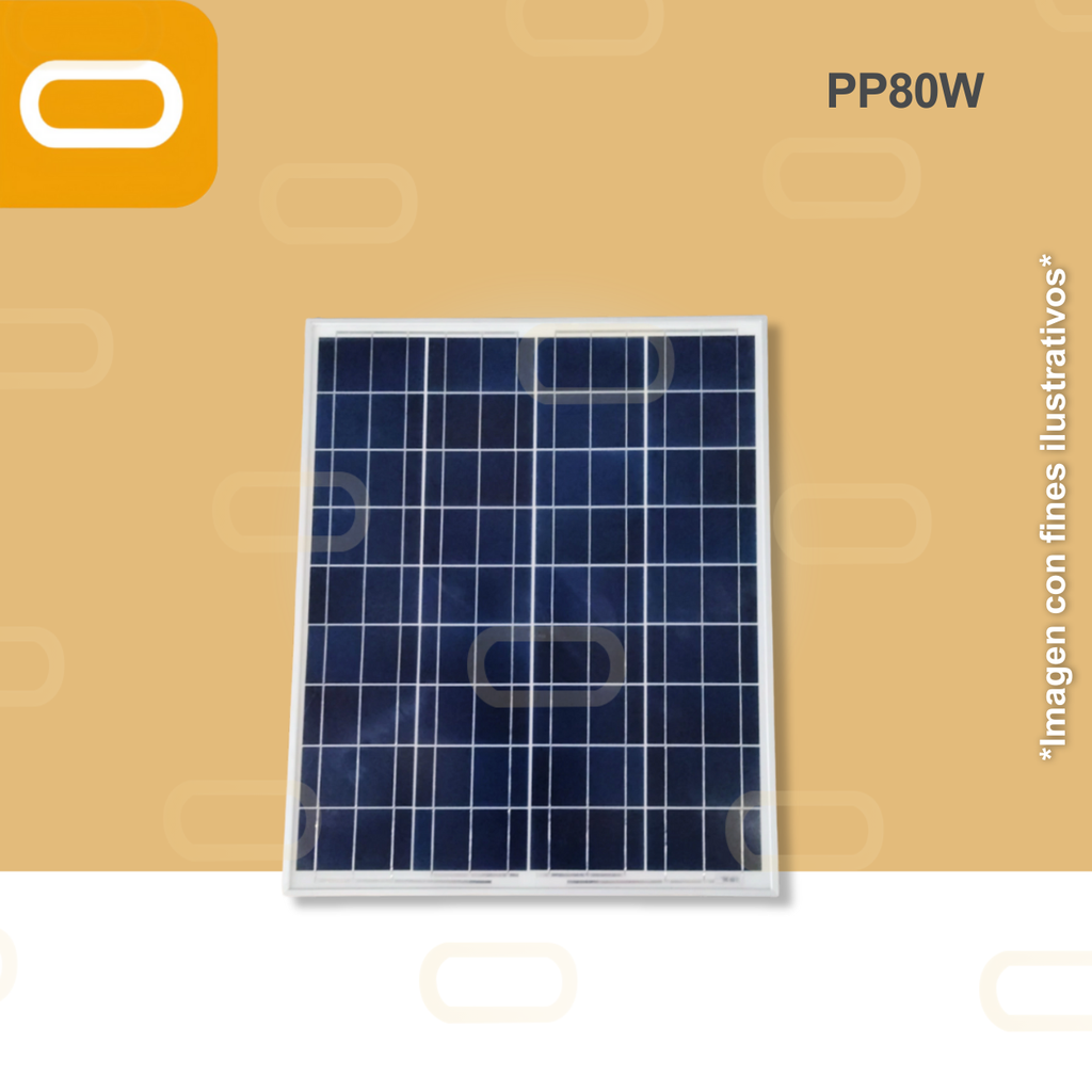 Panel Solar 80W Policristalino