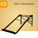 [Marco-150L-g] Marco para calentador Solar 150 Litros galvanizado