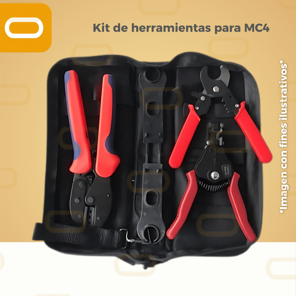 Kit de herramientas crimpeadora para MC4
