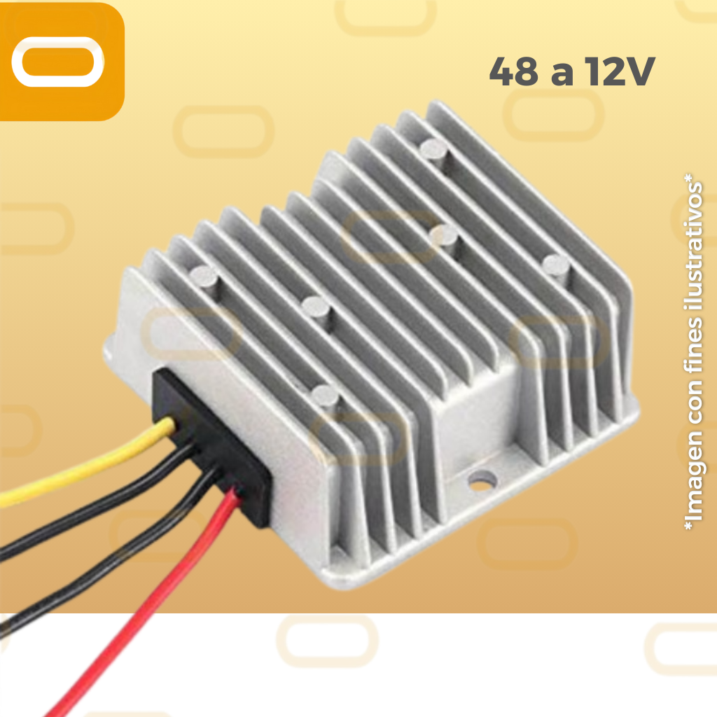 Convertidor de voltaje 48 a 12V