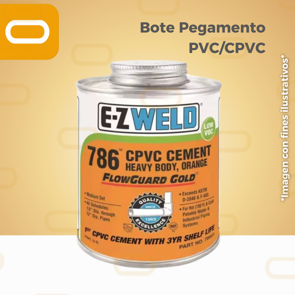 Bote Pegamento PVC/CPVC