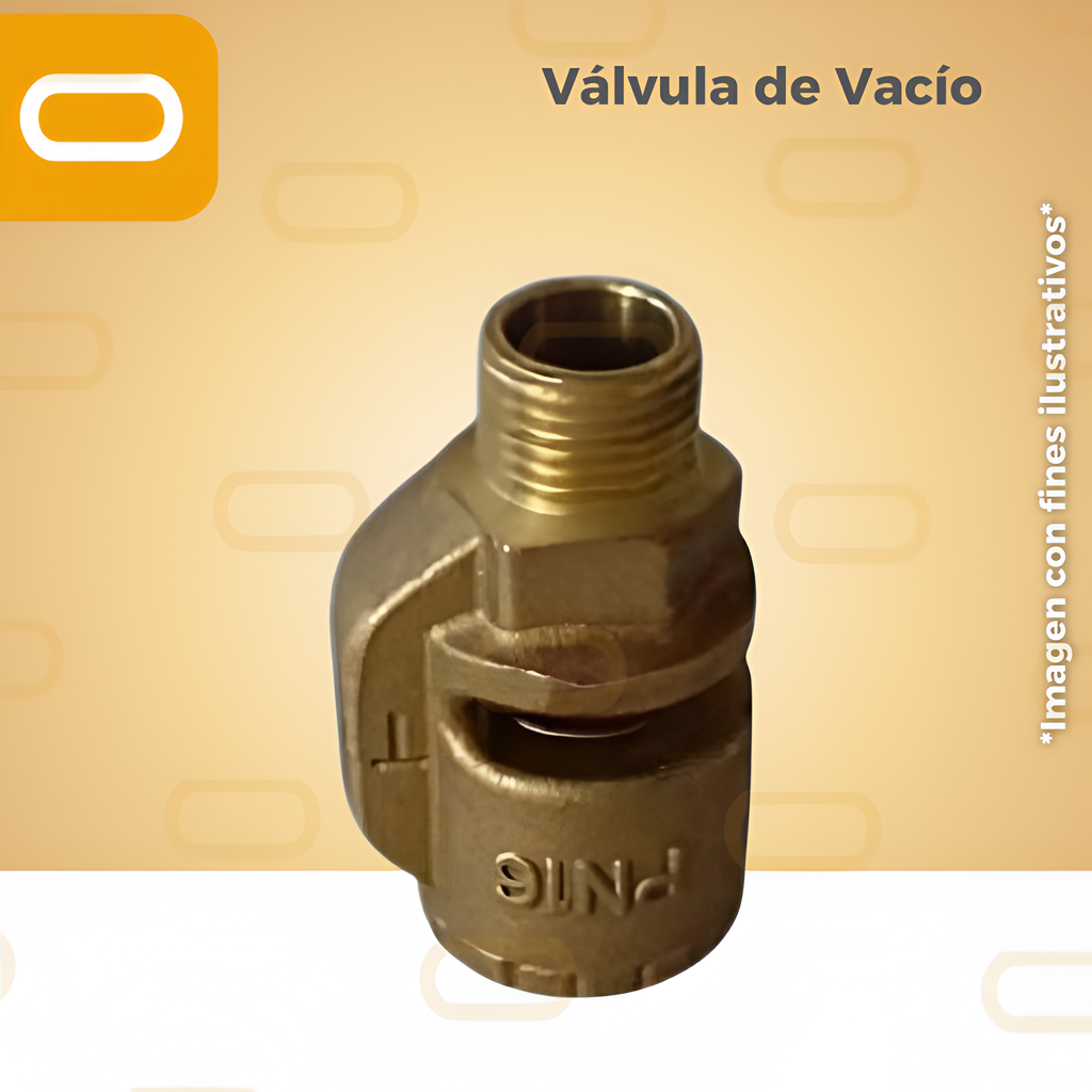 Válvula de Vacío - Bronce 1/2