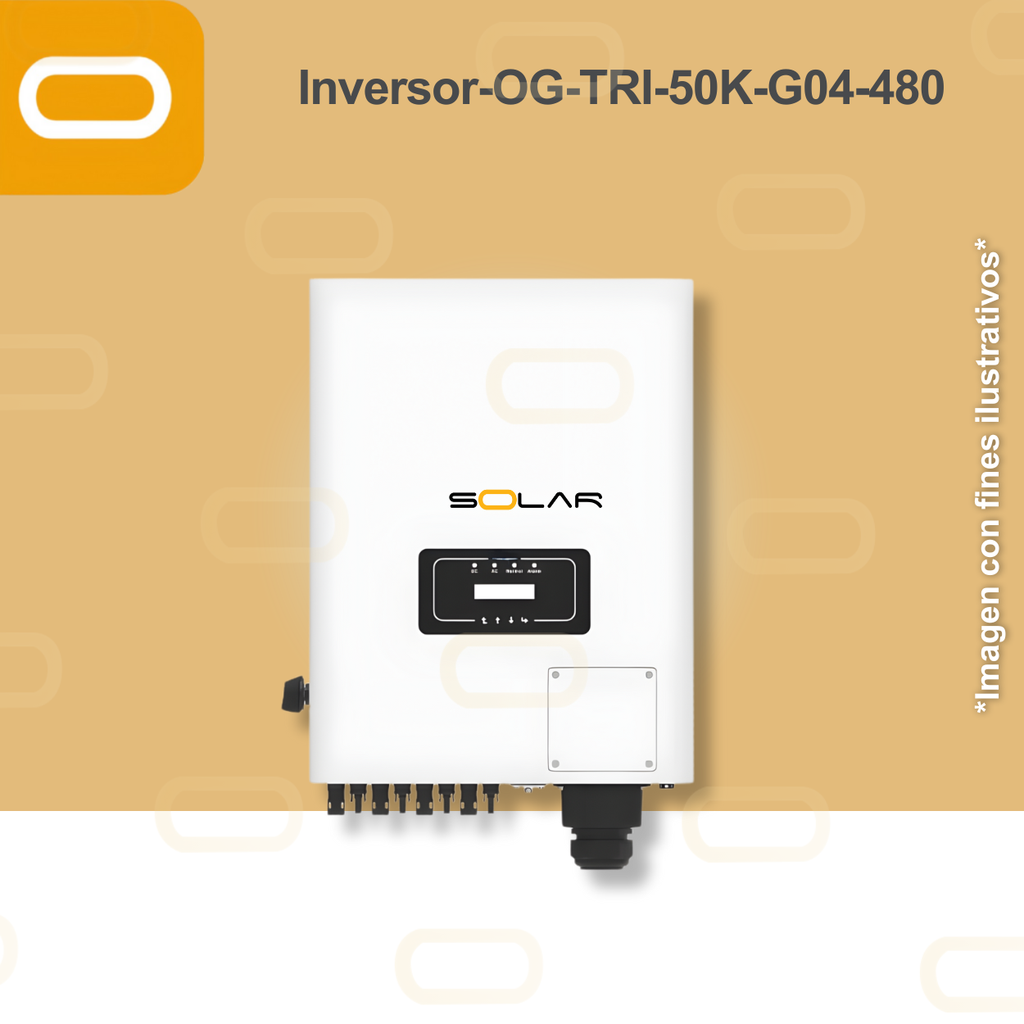 Inversor On Grid Solar Trifásico G4 50000W / 277- 480Vac