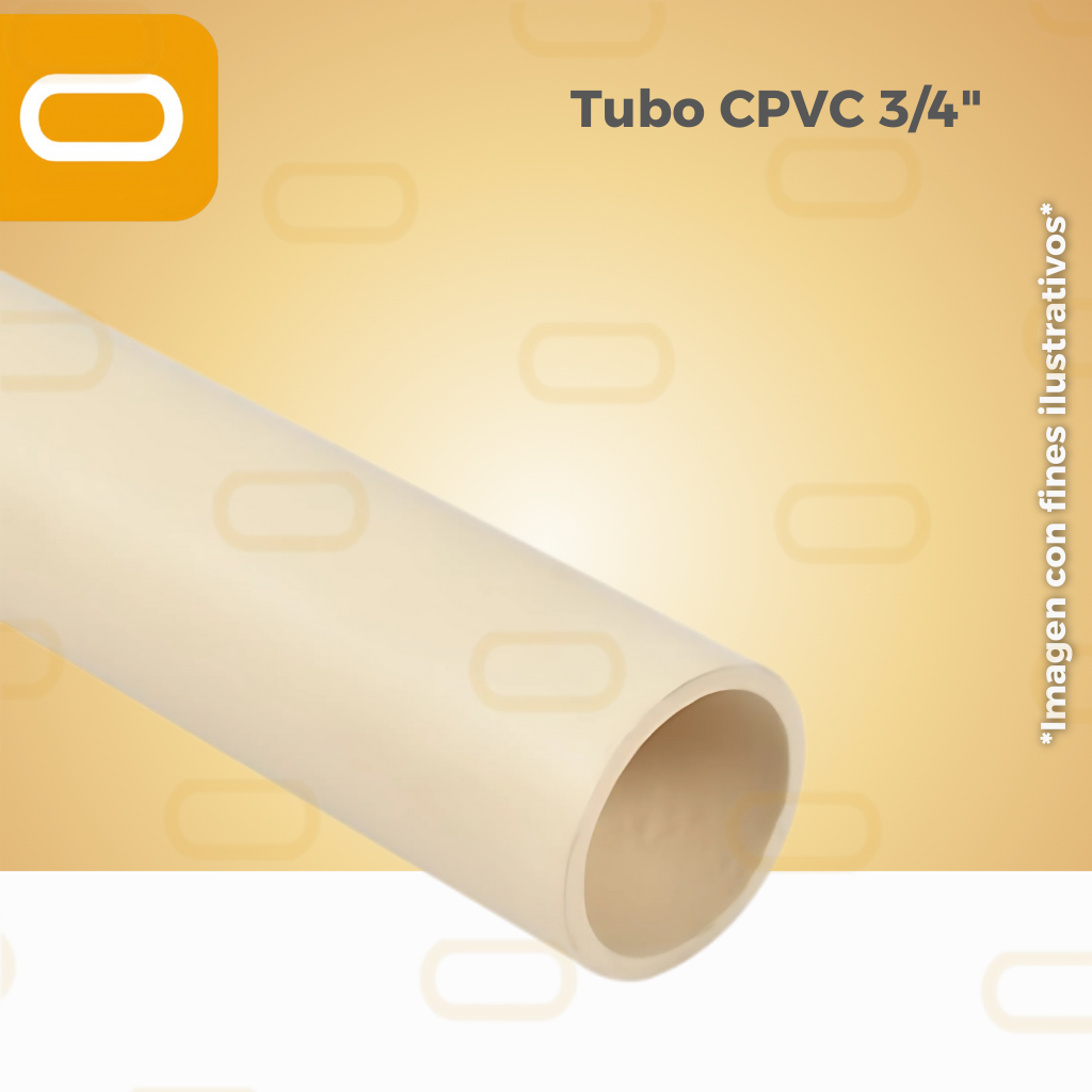 Tubo CPVC 3/4"