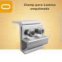 Clamp para lamina empalmada