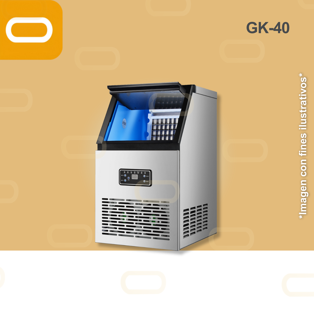 Máquina de hacer hielo Comercial - GK40 - 44 Libras
