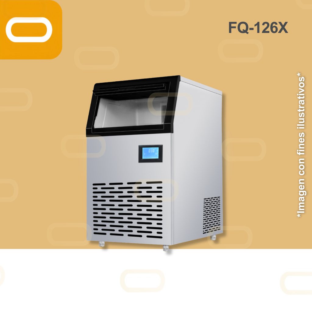 Máquina de hacer hielo Comercial - FQ126X - 220 Libras diarias