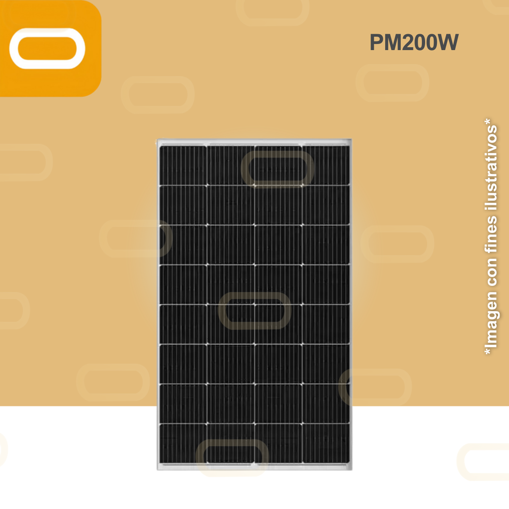 Panel Solar 200W Monocristalino