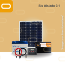 Sistema Aislado 0.1 kWh al día 30W