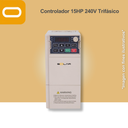 Controlador Solar para bomba de 15HP de voltaje 240V Trifásico