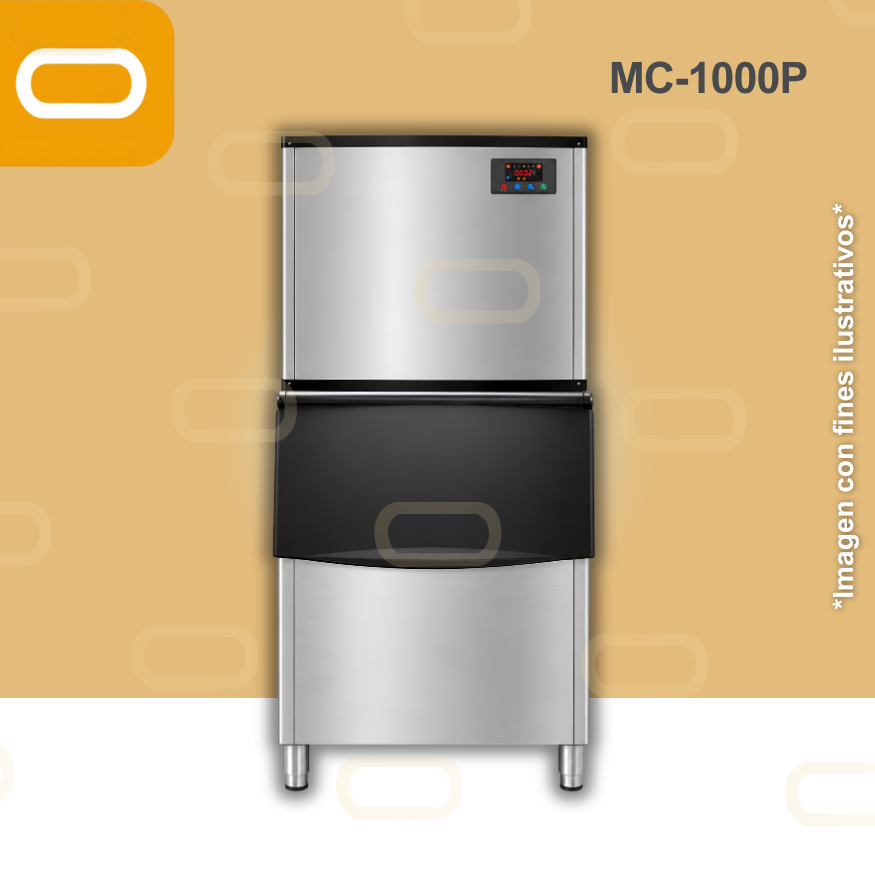 Máquina de hacer hielo Comercial - MC1000P - (401 a 802 Lbs/24 hrs)