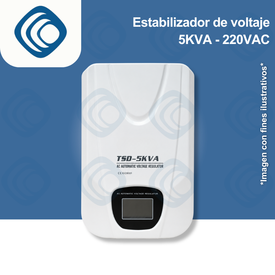 Estabilizador de voltaje 5KVA - 220VAC