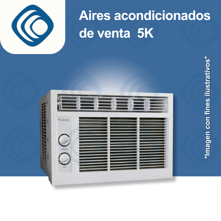 Aire Acondicionado de Ventana-5,000 BTU/h