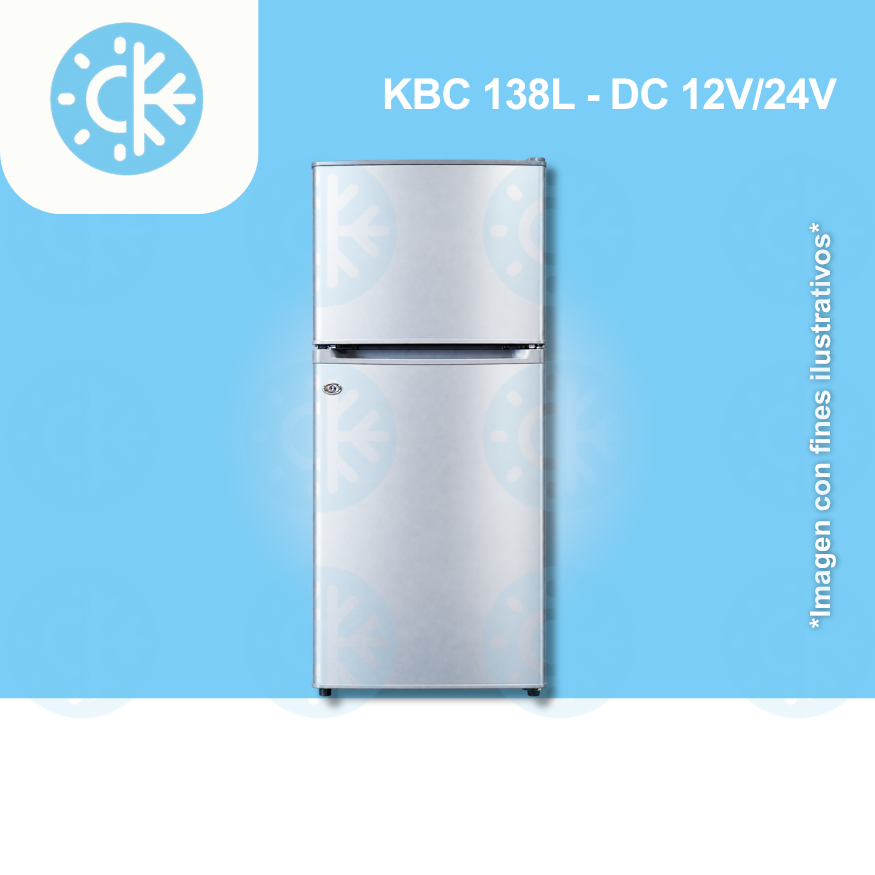 Refrigerador 12/24V - 138 Litros