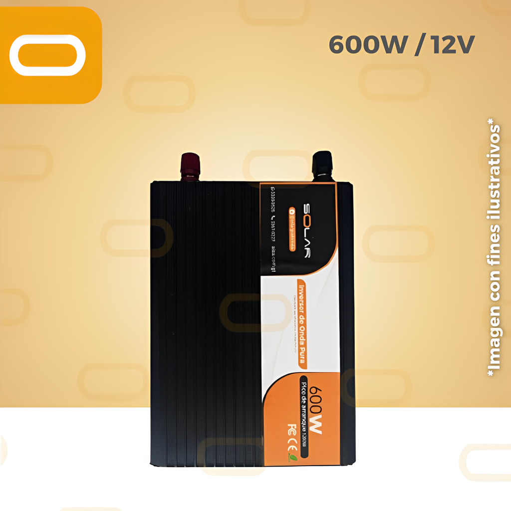 Inversor Off Grid Solar Pro 600W 12V