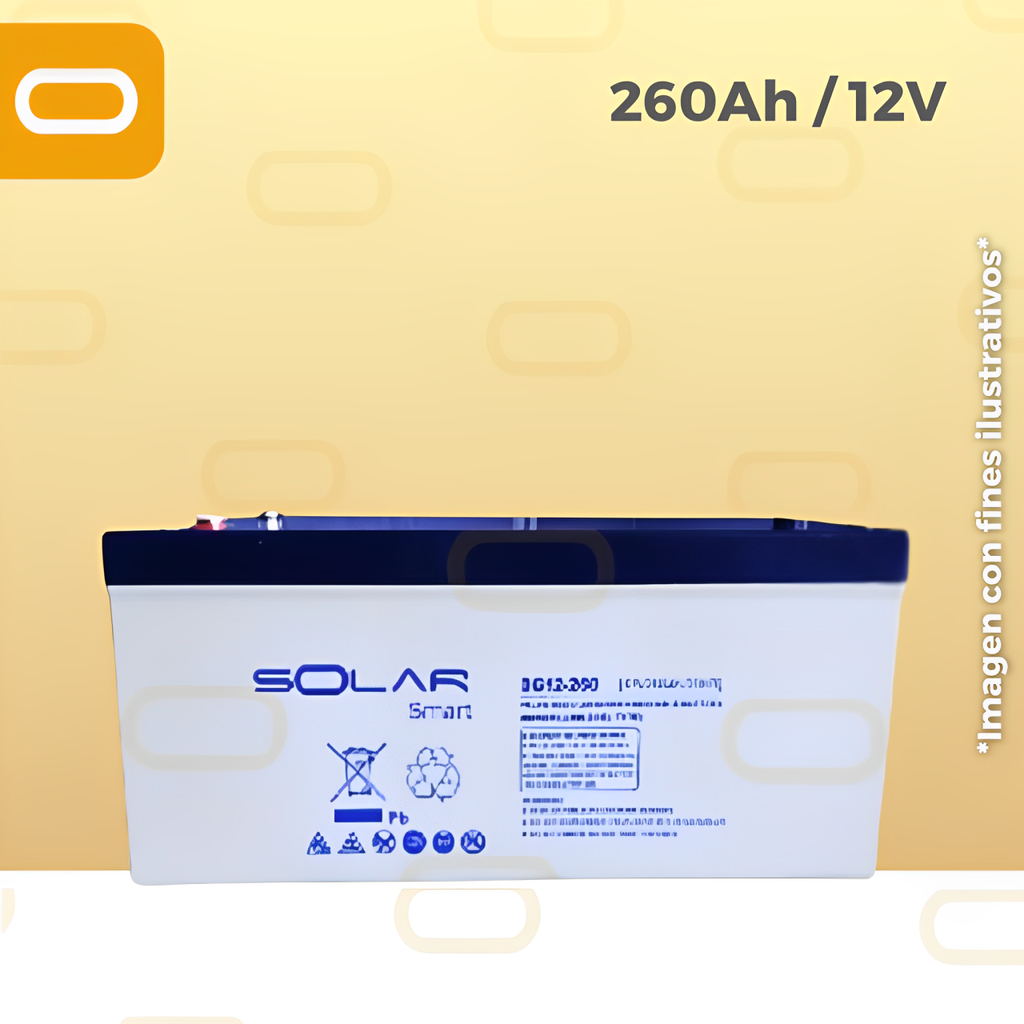 Batería de Gel 260Ah / 12V