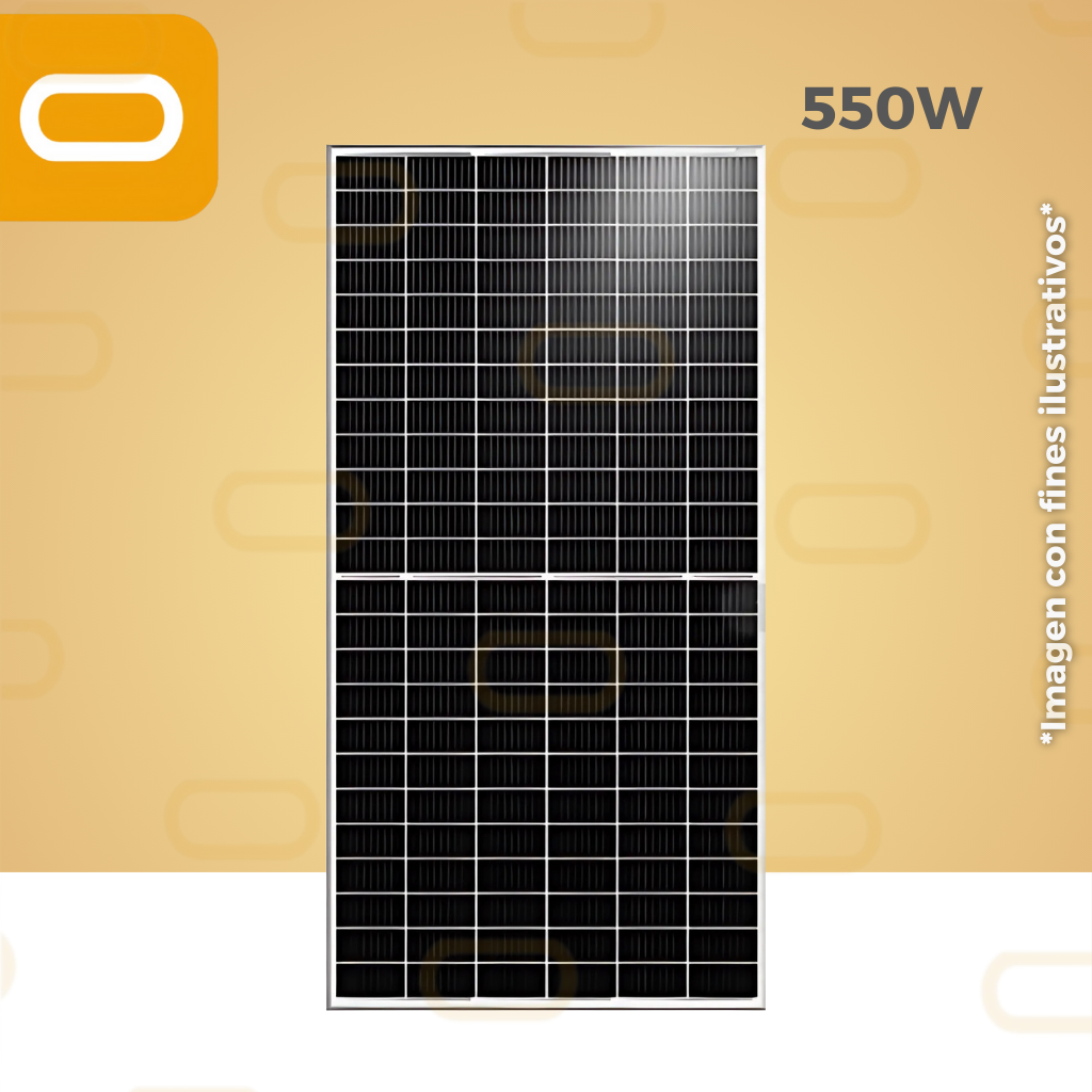 Panel Solar 550W Monocristalino - Half Cell