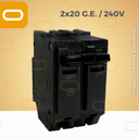 [Flipón-2x20-G.E.] Flipón 2x20 G.E. 240V