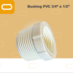 [Reductor-PVC-3/4-1/2] Reductor/bushing PVC 3/4" a 1/2"