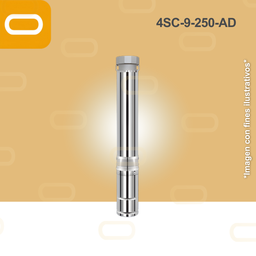 [23-066-AD-4SC-9-250-530-4000] Bomba Sumergible SOLAR 4SC-9-250-AD