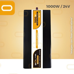 [Inv-Carga-Pro-1K-120V-24V] Inversor Cargador Solar Pro 1000W 24V