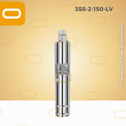 [25-007-LV-3SS-2-150-72-750] Bomba sumergible SOLAR 3SS-2-150-LV
