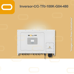 [Inversor-OG-TRI-100K-G04-480] Inversor On Grid Solar Trifásico G4 100K / 277- 480Vac