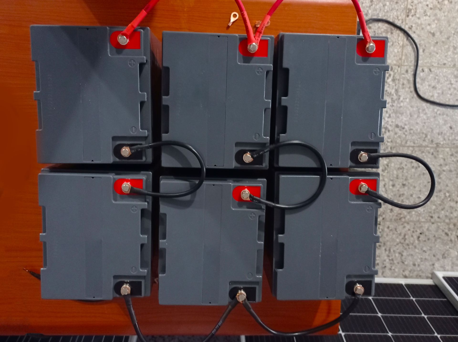 Instalacion 3 de Batería de Gel de 40Ah / 12V