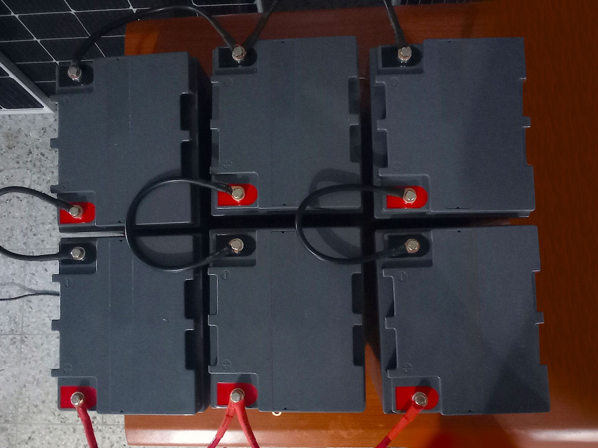 Instalacion 4 de Batería de Gel de 40Ah / 12V