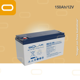 [Batería-150Ah] Batería de Gel 150Ah / 12V