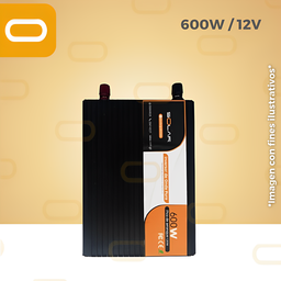 [Inv-Offg-Pro-600W-120V-12V] Inversor Off Grid Solar Pro 600W 12V
