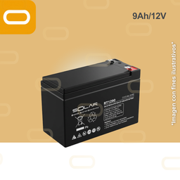 [Batería-9Ah] Batería de Gel 9Ah / 12V