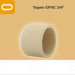 [Tapón-14168-CPVC-3/4"] Tapón CPVC 3/4"
