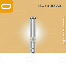 [25-202-AD-4SC-8.5-456-530-7500] Bomba sumergible SOLAR 4SC-8.5-456-AD