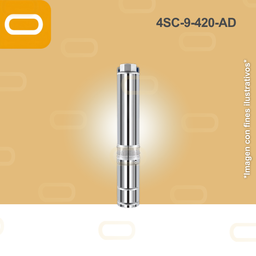 [25-205-AD-4SC-9-420-530-7500] Bomba sumergible SOLAR 4SC-9-420-AD