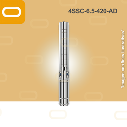 [25-260-AD-4SSC-6.5-420-530-5500] Bomba sumergible SOLAR 4SSC-6.5-420-AD