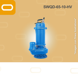 [25-403-HV-SWQD-65-10-280-2200] Bomba sumergible de caudal SOLAR SWQD-65-10-HV