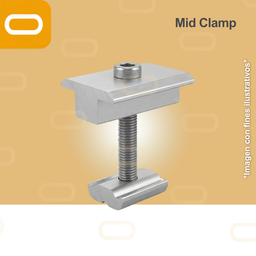 [Mid-Clamp-35mm] Mid clamp 35 mm