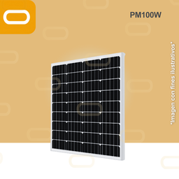 [PM100W] Panel Solar 100W Monocristalino